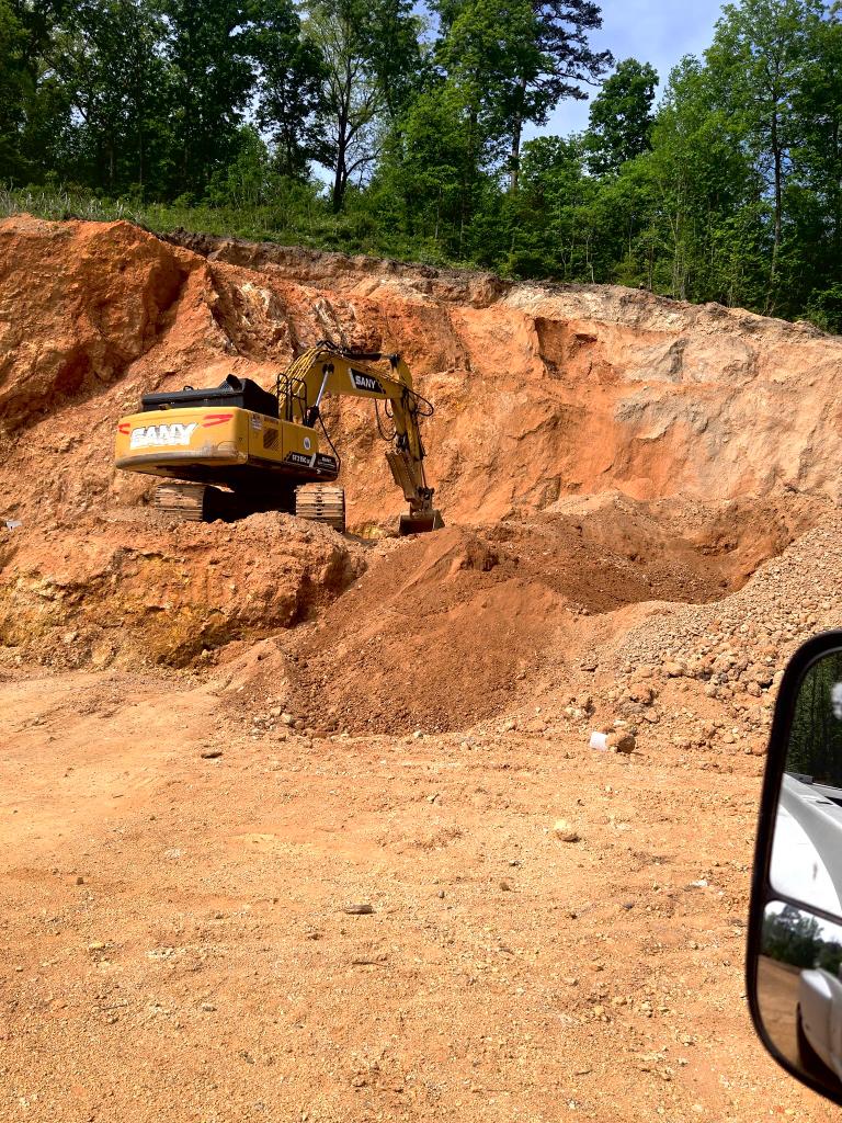 Fill dirt and clay soil for construction earthwork
